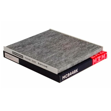 Фильтр салонный угольный Hyundai Solaris (RB) 11-  Kia Rio III (UB) 11- (MC8448K Marshall купить  зоотовары для животных