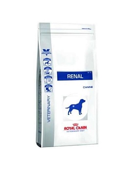 Royal Canin VET Renal RF-14 (Ренал канин) диета для собак при хронической почечной недостаточности 2кг купить  зоотовары для животных