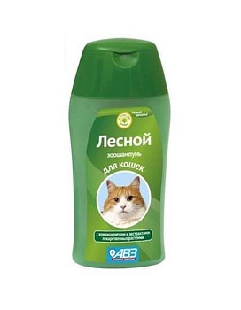 Шампунь Лесной для Кошек с Кондиционером и Экстрактами Лекарственных Растений 180 Мл Авз 180г купить  зоотовары для животных