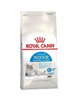 Royal Canin Indoor Appetite Индор Апетайт Контрол корм для кошек, склонных к перееданию от 1 до 7 лет 400г купить  зоотовары для животных
