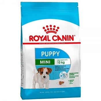 Royal Canin Mini Puppy Корм для Щенков Мелких Пород 2 до 10 Месяцев 4кг купить  зоотовары для животных