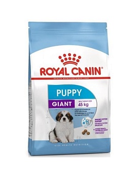 Royal Canin Giant Puppy Корм для Щенков Гигантских Пород в Возрасте от 2-Х до 8 Месяцев 3.5кг купить  зоотовары для животных