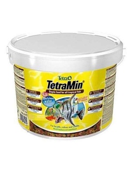 TETRA Min Основной корм для аквариумных рыб хлопья 10л купить  зоотовары для животных