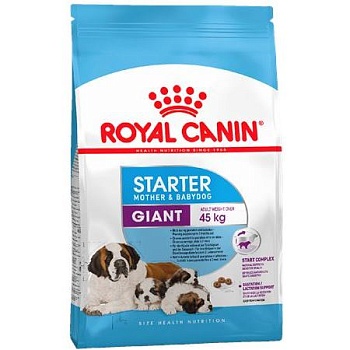 Royal Canin Giant Starter Корм для Щенков Гигантских Пород 15 кг купить  зоотовары для животных