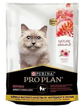 PRO PLAN Nature Elements Adult сухой корм для кошек Курица 200гр купить  зоотовары для животных