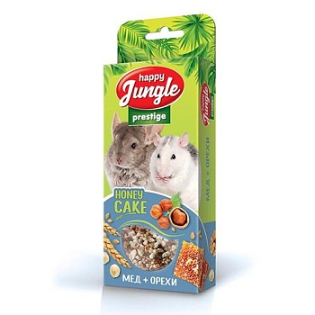 HAPPY JUNGLE Престиж Корзинки для грызунов мед+орехи 3 шт. купить  зоотовары для животных