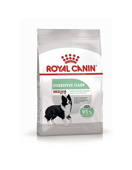 ROYAL CANIN MEDIUM DIGESTIVE CARE сухой корм для взрослых и стареющих собак средних размеров с чувствительным пищеварением 12кг купить  зоотовары для животных