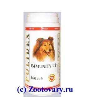 Polidex Иммунити Ап - Укрепляет Иммунитет, Рекомендован в Период Вакцинации 150таб купить  зоотовары для животных