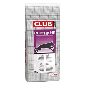 ROYAL CANIN CLUB ENERGY HE сухой корм для активных взрослых собак всех пород 20кг купить  зоотовары для животных