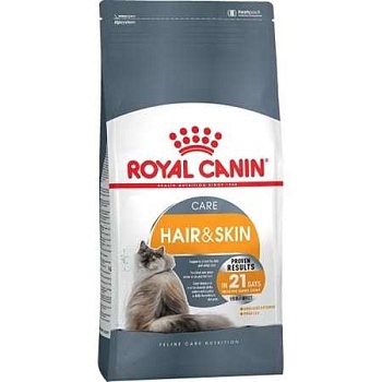 Royal Canin Hair & Skin сухой корм для кошек с чувствительной кожей 10 кг купить  зоотовары для животных