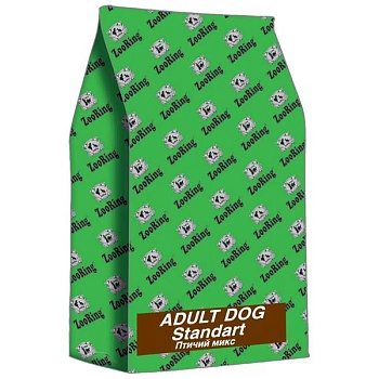 ZooRing Adult Dog (Эдалт Дог) Стандарт Птичий микс 24/12, 20 кг купить  зоотовары для животных