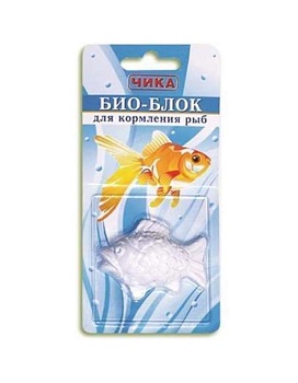 Чика Био-блок для кормления аквариумных рыб 15гр купить  зоотовары для животных