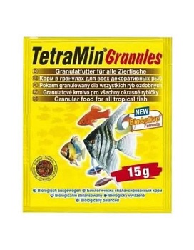 TETRA Min Granules- корм для всех видов рыб в гранулах 20г купить  зоотовары для животных