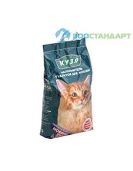 Наполнитель для кошек Кузя для Кошек 4х4,5л купить  зоотовары для животных