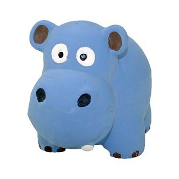 HOMEPET Игрушка для собак Бегемот с пищалкой латекс 8см PCC92430-B купить  зоотовары для животных