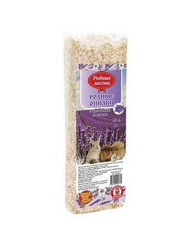 РОДНЫЕ МЕСТА литров родные опилки с цветками лаванды 20л, 6шт купить  зоотовары для животных