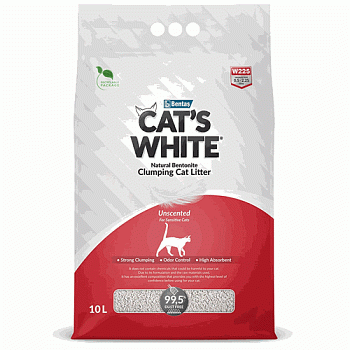 Наполнитель Cat's White Natural комкующийся натуральный 10л купить  зоотовары для животных
