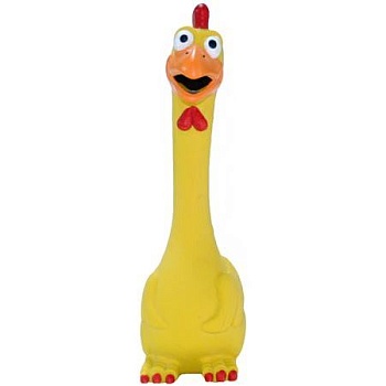 HOMEPET Игрушка для собак Петух с пищалкой латекс 45см PCC3101-L купить  зоотовары для животных