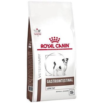 ROYAL CANIN GASTROINTESTINAL LOW FAT SMALL DOG сухой корм для собакмелких пород при нарушениях пищеварения 1000гр купить  зоотовары для животных