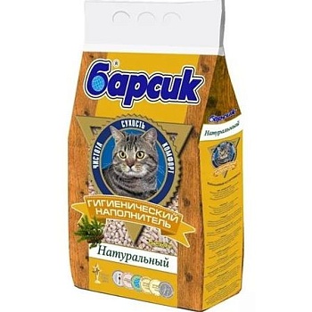 Наполнитель для кошек Барсик Натуральный для кошек 4,5л купить  зоотовары для животных