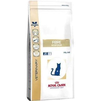 Royal Canin Vet Fibre Response Fr31 Файбр Респонз Фелин Диета для Кошек При Острых и Хронических Запорах, Диареи 400г купить  зоотовары для животных