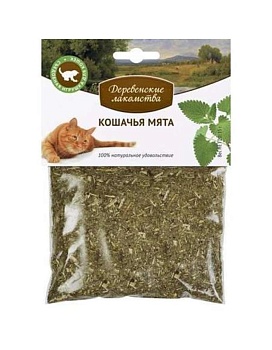 Деревенские Лакомства Кошачья Мята 15г купить  зоотовары для животных