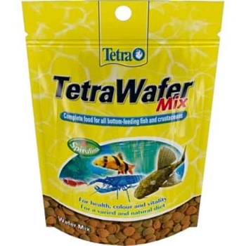 TETRA WaferMix Смесь основного корма для тровоядных, хищных, донных рыб с добавлением креветок 15г купить  зоотовары для животных