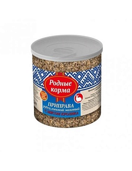 РОДНЫЕ КОРМА приправа рубец говяжий молотый с мясом кролика 50гр купить  зоотовары для животных