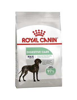 ROYAL CANIN MAXI DIGESTIVE CARE сухой корм для взрослых и стареющих собак средних размеров с повышенной чувствительностью пищеварительной системы 12кг купить  зоотовары для животных