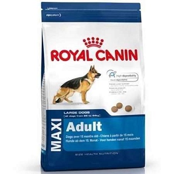 Royal Canin Maxi Adult Корм для Собак Крупных Пород от 15 Месяцев до 5 Лет 15кг купить  зоотовары для животных