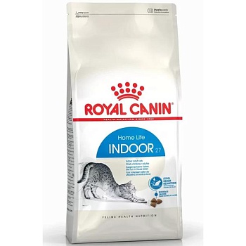 Royal Canin INDOOR 27 корм для кошек до 7 лет, живущих в помещении 200г купить  зоотовары для животных