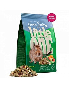 LITTLE ONE Зеленая долина Корм из разнотравья для дегу 750гр купить  зоотовары для животных