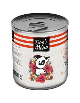 Dog`s Menu консервы для собак Говяжий пудинг 6х750г купить  зоотовары для животных
