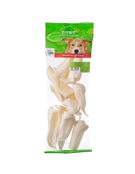 TiTBiT Ухо баранье XL - мягкая упаковка 65г купить  зоотовары для животных