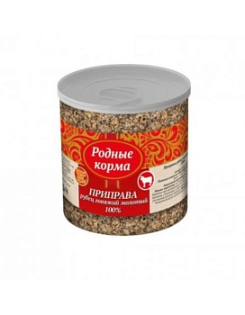 РОДНЫЕ КОРМА приправа рубец говяжий 100 % молотый 50гр купить  зоотовары для животных