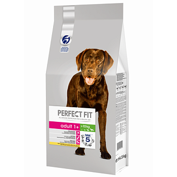 Perfect Fit корм для собак средних и крупных пород Курица 14.5кг купить  зоотовары для животных