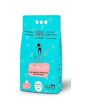 Сиси-Кэт Наполнитель Комкующийся 5,3л купить  зоотовары для животных