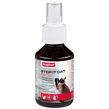 Beaphar Cat Fernhalte Спрей Отпугивающий для Кошек, Антигадин 100 Мл 12527 купить  зоотовары для животных