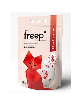 Freep Наполнитель силикагель 10л купить  зоотовары для животных
