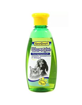 Шампунь Биофлор Бактерицидный для Собак и Кошек Календула 245 Мл купить  зоотовары для животных