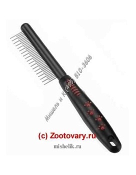 Hello Pet Расческа с Лапками Разнозубая 148Ls купить  зоотовары для животных