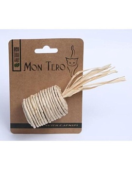 Мон Теро ЭКО игрушка для кошек Бочёнок с хвостиком 4,8см 1х144 XHC-2152 купить  зоотовары для животных