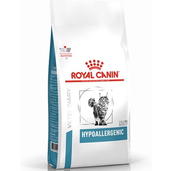 Royal Canin VD HYPOALLERGENIC DR25 ветеринарная диета для кошек при пищевой аллергии или непереносимости 2,5кг купить  зоотовары для животных