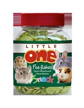 LITTLE ONE Лакомство для грызунов Плющенный горох 200г купить  зоотовары для животных