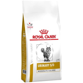 Royal Canin Urinary S/O Moderate Calorie сухой корм для кошек 7кг купить  зоотовары для животных