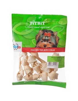 TiTBiT Кость узловая мини - мягкая упаковка 001943 купить  зоотовары для животных
