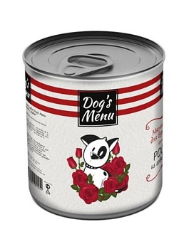 Dog`s Menu консервы для собак Ростбиф из говядины и рубца 6х750г купить  зоотовары для животных