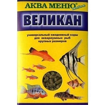 Аква Меню Великан ежедневный корм для рыб крупных размеров купить  зоотовары для животных