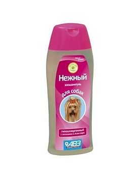 Шампунь Нежный для Собак Гипоалергенный с Хитозаном и Алоэ Вера, 270 Мл Авз купить  зоотовары для животных