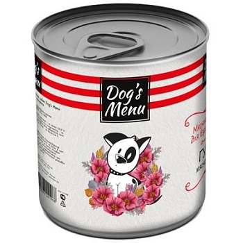 Dog`s Menu консервы для собак Гуляш мясное ассорти 9х750г купить  зоотовары для животных